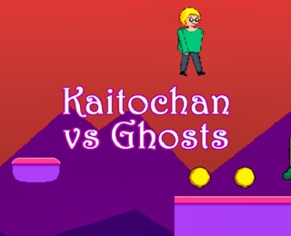 KaitoChan vs Ghosts Horror Platformer online game thumbnail