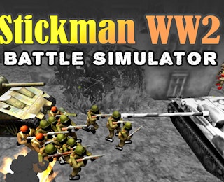 Stickman WW2 Battle Simulator online game thumbnail
